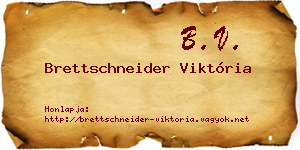 Brettschneider Viktória névjegykártya